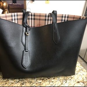 Burberry reversible tote